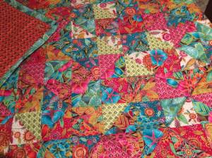 Happy Harlequin Shoulder Quilt